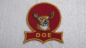 DEER HUNTING HUNTER TROPHY EMBROIDERED PATCH DOE - Picture 1 of 1