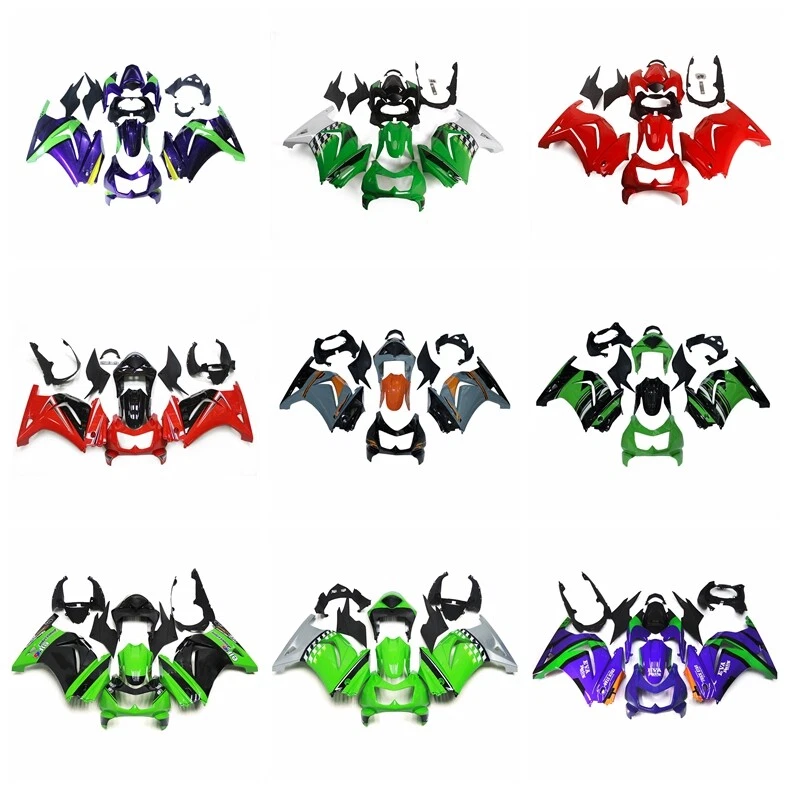 Bodywork Set For Kawasaki EX250R Ninja 250 2008 2009 2010 2011 2012 ABS Fairings - Image 1 of 4