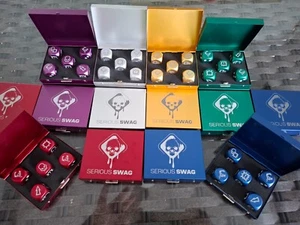 Serious Swag METAL dice set | Fantasy Football | Tatstabletop | LTD edition - Picture 1 of 56