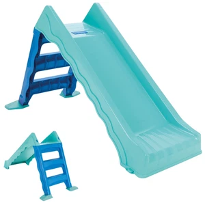 Pilsan Kinderrutsche Junior 06233 klappbar, 110 cm Rutschlänge, Wasserrutsche