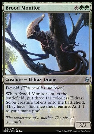 Magic the Gathering MTG Brood Monitor (164) Battle for Zendikar   LP - Image 1 of 1