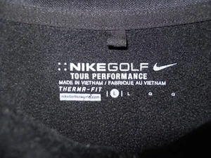 Nike Golf Tour Performance Quarter Zip Pullover Sweater Large Terma - Fit Blue - Picture 1 of 14