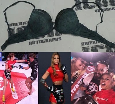 Sujetador usado usado firmado por Andy Nguyen KOTC MMA 2018 Fight certificado de autenticidad BAS Rizin BKFC Bellator Foto 1 de 4