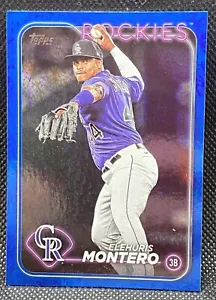 2024 Topps Series 1 - Blue Holofoil #341 Elehuris Montero /999 - Bild 1 von 2