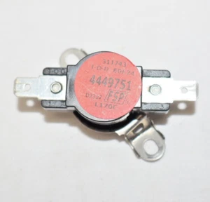 Termostato de límite alto horno de pared Whirlpool OEM WP4449751 4449751 - Imagen 1 de 3