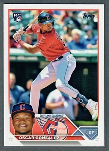 2023 Topps Series 1 Oscar Gonzalez Rookie Card #119 Guardians RC QTY - Picture 1 of 2