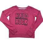 Pull rouge Hard Rock Hotel Orlando FL sweat-shirt jeunesse taille moyenne M logo