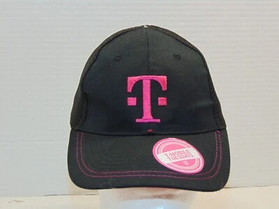 T-Mobile Tuesdays Black & Pink Mesh Back Baseball Cap Hat - Image 1 of 4