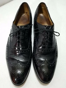 Johnston Murphy Aristocraft Mens Black Oxfords Wingtip Dress Shoes Size 13 49303 - Picture 1 of 12