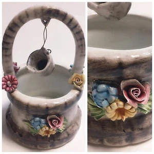 CAPIDIMONTE HERMOSA ITALIA DE COLECCIÓN CERÁMICA DE PORCELANA DECORACIÓN PARA EL HOGAR - Imagen 1 de 9
