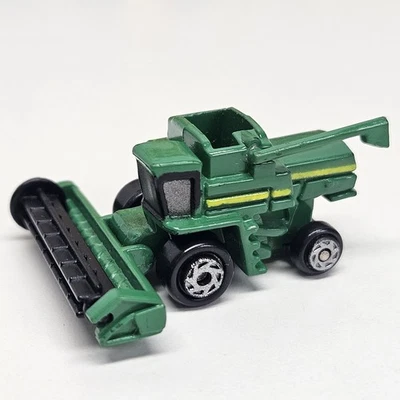 Micro Machines Vintage 1989 Galoob Harvester Combine Green Farm Vehicle Nice - Image 1 of 4