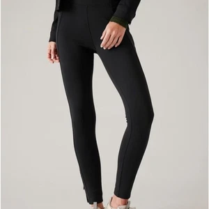 NWT Athleta Delancey Skyline Tight Size Small Black Sculptek Zip Cuffs - Picture 1 of 12