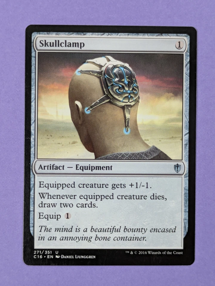MTG Magic: Commander 2016: Skullclamp #271/351 Uncommon - NM - Image 1 of 2