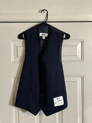 BRAND NEW WITH TAGS Joseph Abboud Men’s Vest Navy Blue Medium M 100% Wool - Image 1 of 4