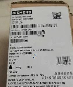 New Siemens 6SE6440-2UD21-5AA1 frequency converter - Picture 1 of 1