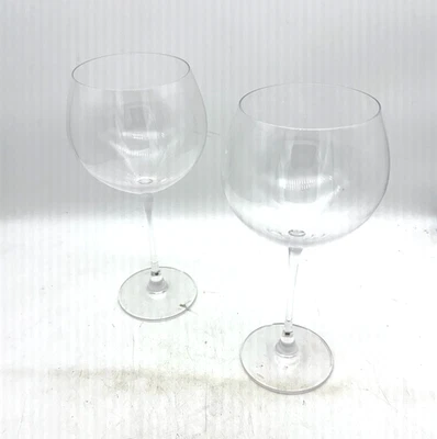 Lenox 透明气球酒杯 2 件套水晶酒杯手工吹制优雅 — 第 1/4 张图片