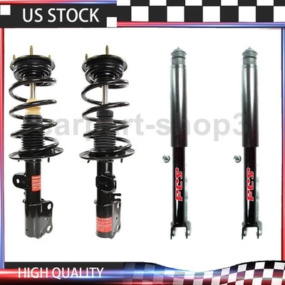 Amortecedores apoio de suspensão e conjunto de mola helicoidal para 2013-2019 Ford Taurus Monroe FCS 4x - Imagem 1 de 4