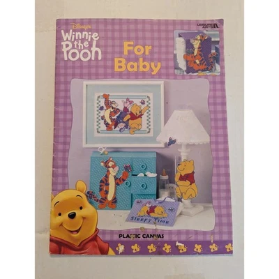 Disney Winnie the Pooh For Baby Plastic Canvas Craft Patterns Book Leisure Arts - Image 1 of 4
