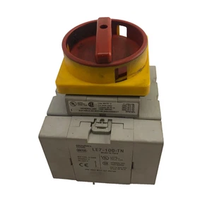 BRETER LE7-100-1753 + LE7-100-TN 3Ph motor disconnect switch 600VAC 100A - Picture 1 of 2