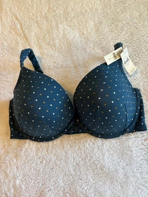 Sutiã de Mergulho Lane Bryant Cacique Cotton Boost 40F NOVO COM ETIQUETAS - Imagem 1 de 2