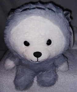 Süßer & kuscheliger skurriler Eisbär im Mops Outfit 9 Zoll Plüsch Neu - Bild 1 von 3
