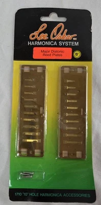 Genuine New Lee Oskar 1910 Harmonica Harp Reed Plates Major Diatonic Bb - Image 1 of 3