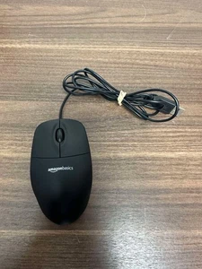 Amazon Basics Responsive and Precise 3-Button Wired USB Computer Mouse with - Picture 1 of 3