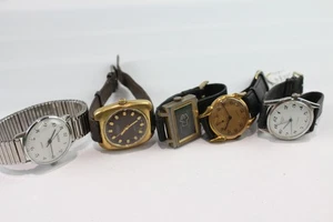 Mens Vintage Mechanical Watches Rotary Ingersoll Etc SPARES/REPAIRS x 5 - Picture 1 of 5