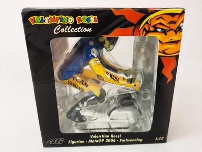 Minichamps Yamaha V. Rossi Sachsenring 2006 riding figurine 1/12 312060196 - Immagine 1 di 3