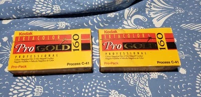 Película negativa de 160 colores Kodak Ektacolor Pro Gold 10 Rls vintage GPX120 C-41 exp. Foto 1 de 4
