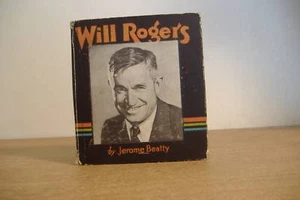 ~WILL ROGERS BOOK~BY JEROME BEATTY~SAALFIELD~MCMXXXV~ - Picture 1 of 4