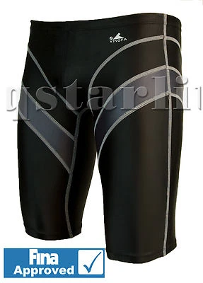 FINA Одобрено FINA для мальчиков Мужчины Двойные гоночные соревнования Купальник Размер 22-32, S-XXL - Изображение 1 из 3