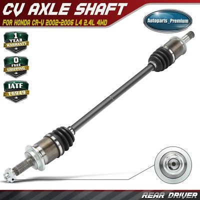 Conjunto de eje CV lateral izquierdo conductor trasero izquierdo para Honda CR-V 2002-2006 L4 2,4 L 4x4 Foto 1 de 4