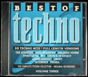 THE SCIENTIST / BFC "BEST OF TECHNO VOL. 3" 1994 CD COMPILATION 10 TRKS *SEALED* - Picture 1 of 2