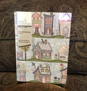 Anita Goodesign Embroidery Designs Mini Mix & Match Quilting NEIGHBORHOOD QUILT - Picture 1 of 3