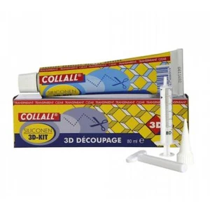 Collall Transparent 3D Silicone Glue - 80ml Kit - Picture 1 of 1