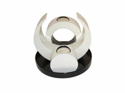 Portacandele Tealight in lacca su vassoio nero - Immagine 1 di 4