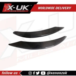 Für Mercedes W205 C63 AMG Carbon vorne Stoßstange Splitter Enten Lüftungsabdeckungen - Bild 1 von 4