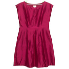 NWT Talbots Womens Dress Vintage Silk Sheath Pockets Dead Stock Red Plus 20 EZ