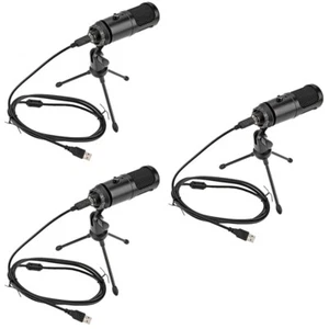 Set of 3 Mikrofon Podcast -Mikrofon ' Kondensatormikrofon Für Spiele - Afbeelding 1 van 12