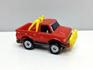 Micro Machines Vintage 1986 Galoob Datsun 4x4 Pickup truck-Red & Yellow-Nice! - Picture 1 of 10
