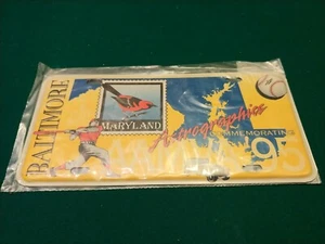 BALTIMORE MARYLAND AAMVA '95 License Plate - Picture 1 of 3