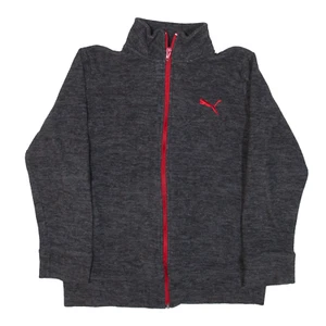 PUMA Fleece Jacket Grey Boys L - Picture 1 of 6