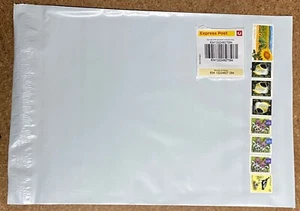 10 x SMALL POSTAGE BAGS EXPRESS PARCEL SATCHELS $11.95 WITH TRACKING - Picture 1 of 2