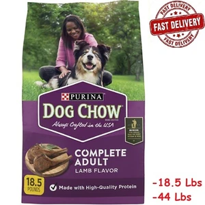 Complete Dry Dog Food for Adult Dogs High Protein, Lamb, 18.5 Lbs/44 Lbs Bag - Picture 1 of 7