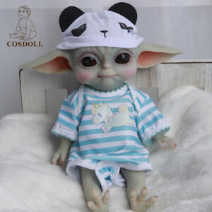 COSDOLL Ręcznie robiony 13,5" Baby YoYo Pełny silikonowy elf Lalki Reborn Babies Lalki UK
