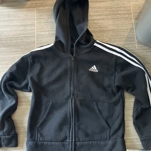 Adidas Boys Zip Up Jacket Size Medium, Good Used Condition - Picture 1 of 3
