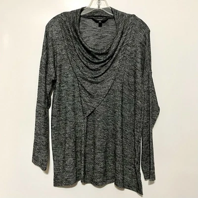 Suéter Simply Vera Wang Para Mujer Cuello Capucha Manga Larga Talla PM Negro Clásico Foto 1 de 4