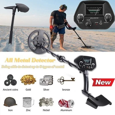 Deep Ground Metal Detector For Adults Underwater Beach Yard Waterproof Seeker US - Image 1 of 4