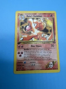 Pokémon/Pokemon Karte: Blaine’s Charmeleon/Glutexo (Gym Challenge 31/132) 1 Edit - Bild 1 von 9